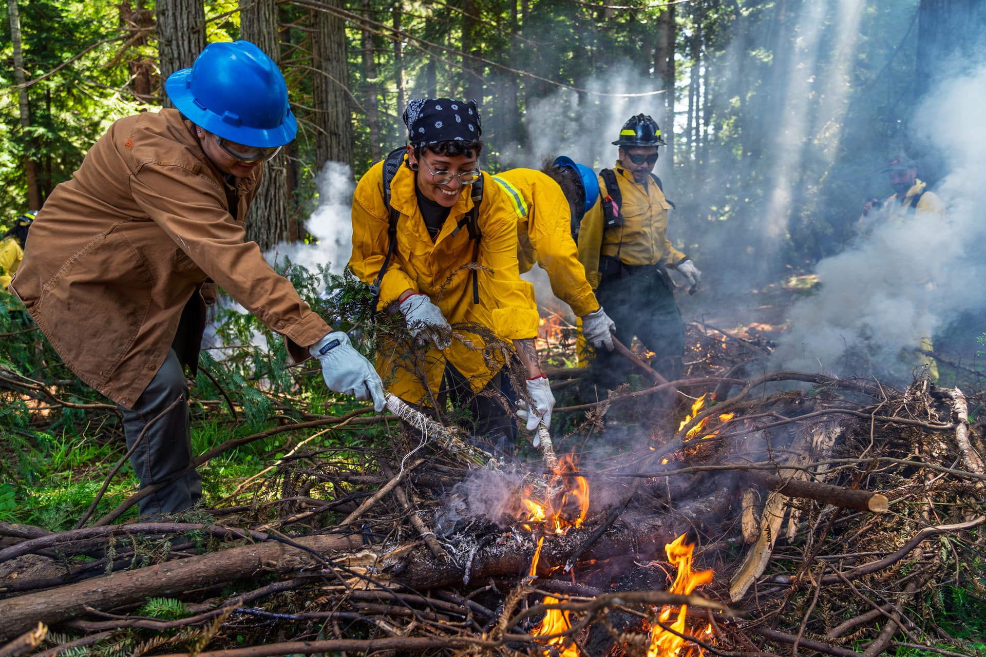 Good fire returns to Leavey Ranch at cultural burn demonstration