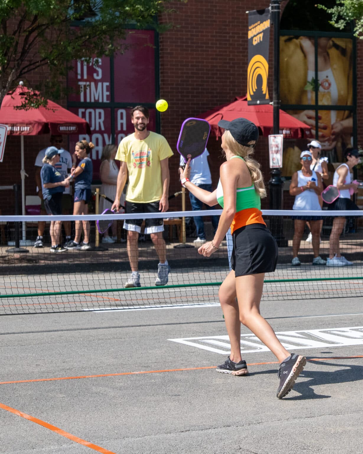 Louisville street fest turns East Main into pickleball showcase