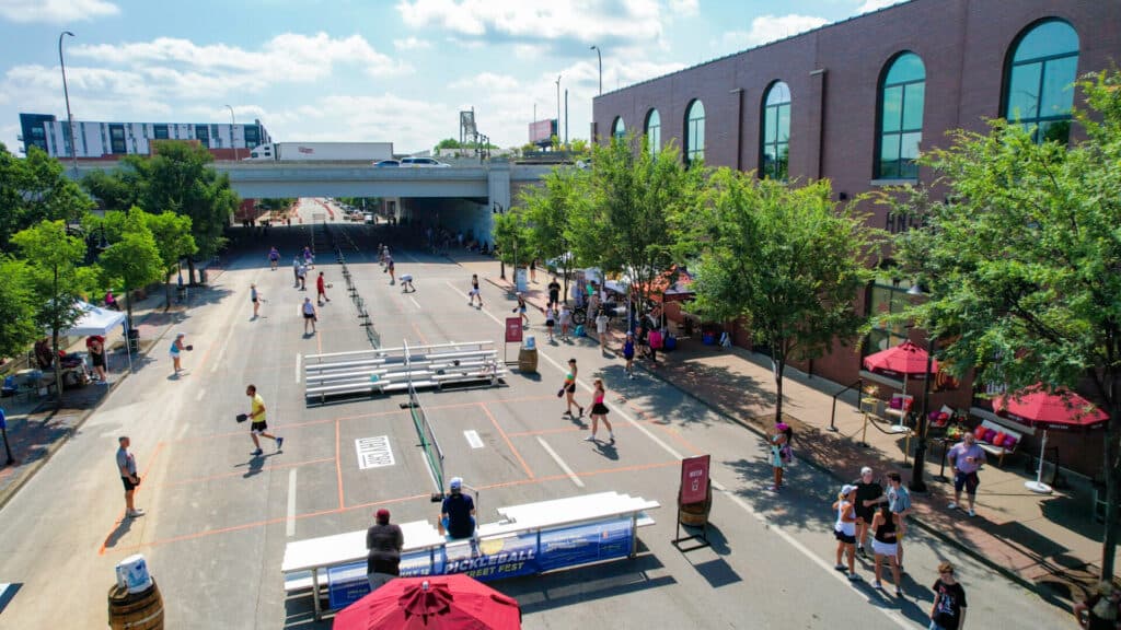 Louisville’s Downtown Pickleball Street Fest returns with tournaments and open play