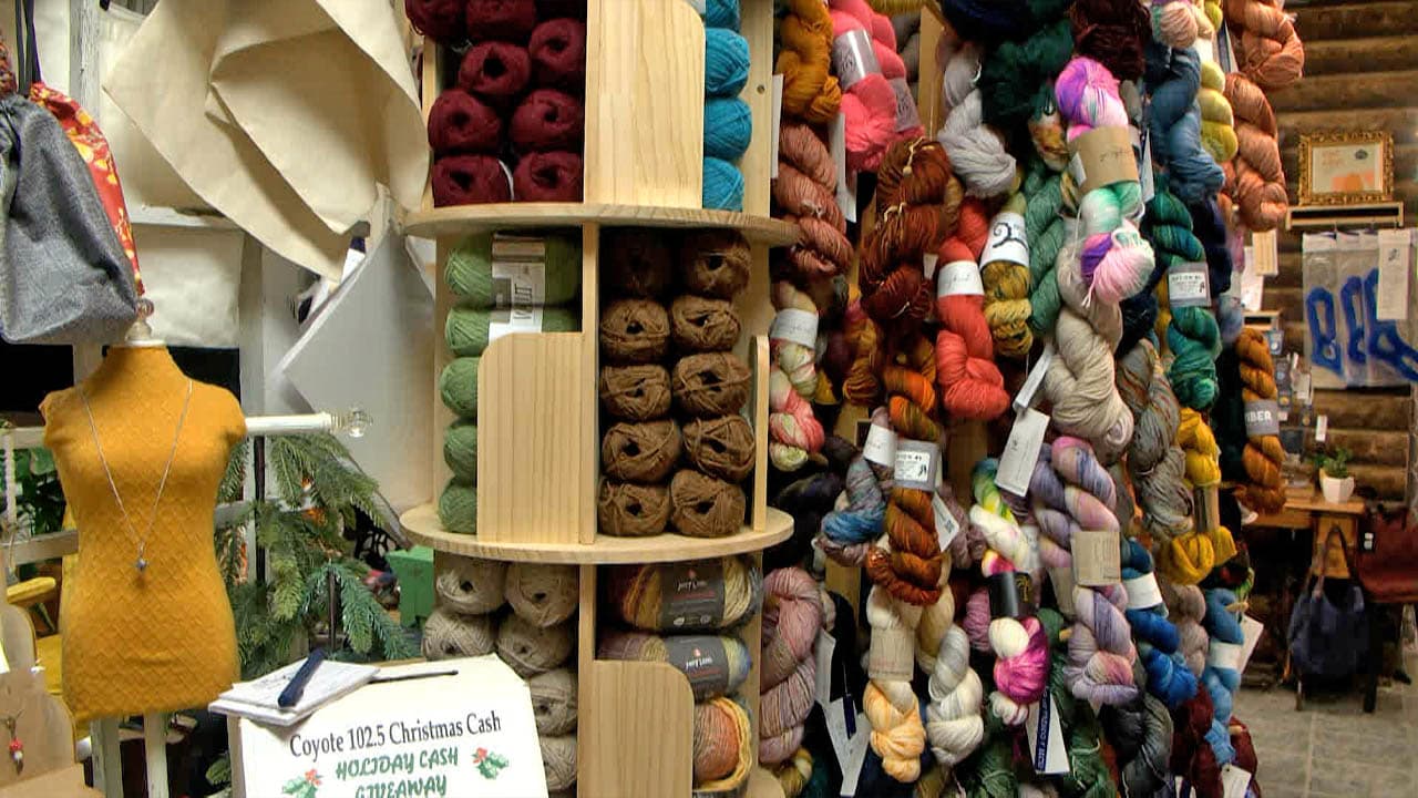 Bemidji Chamber Ambassadors Congratulate The Yarn Cabin on New Downtown Location