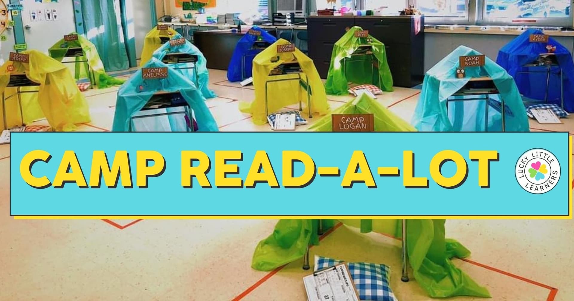 Byrd Elementary turns second-grade classroom into camp-themed reading space