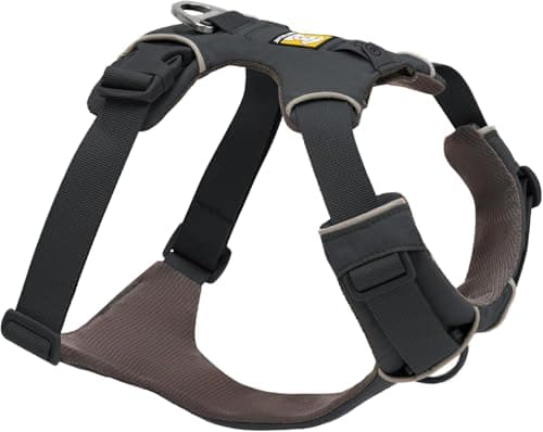 Ruffwear Front Range harness durable, easy to put on for hyperenergetic dogs