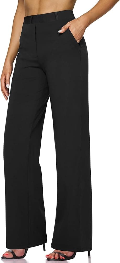 Black tailored pants redefine the modern office wardrobe