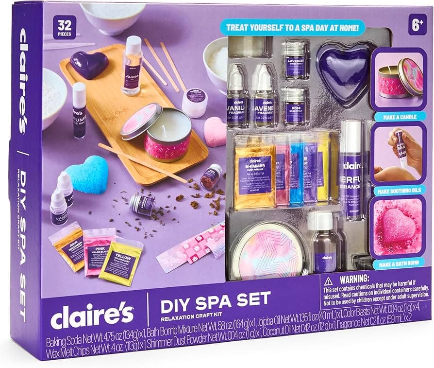 Claire's bath bomb and candle kit lands on Woot