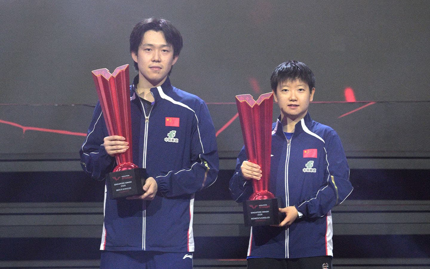 Sun Yingsha, Wang Chuqin Secure Singles Crowns at WTT Singapore Smash 2026
