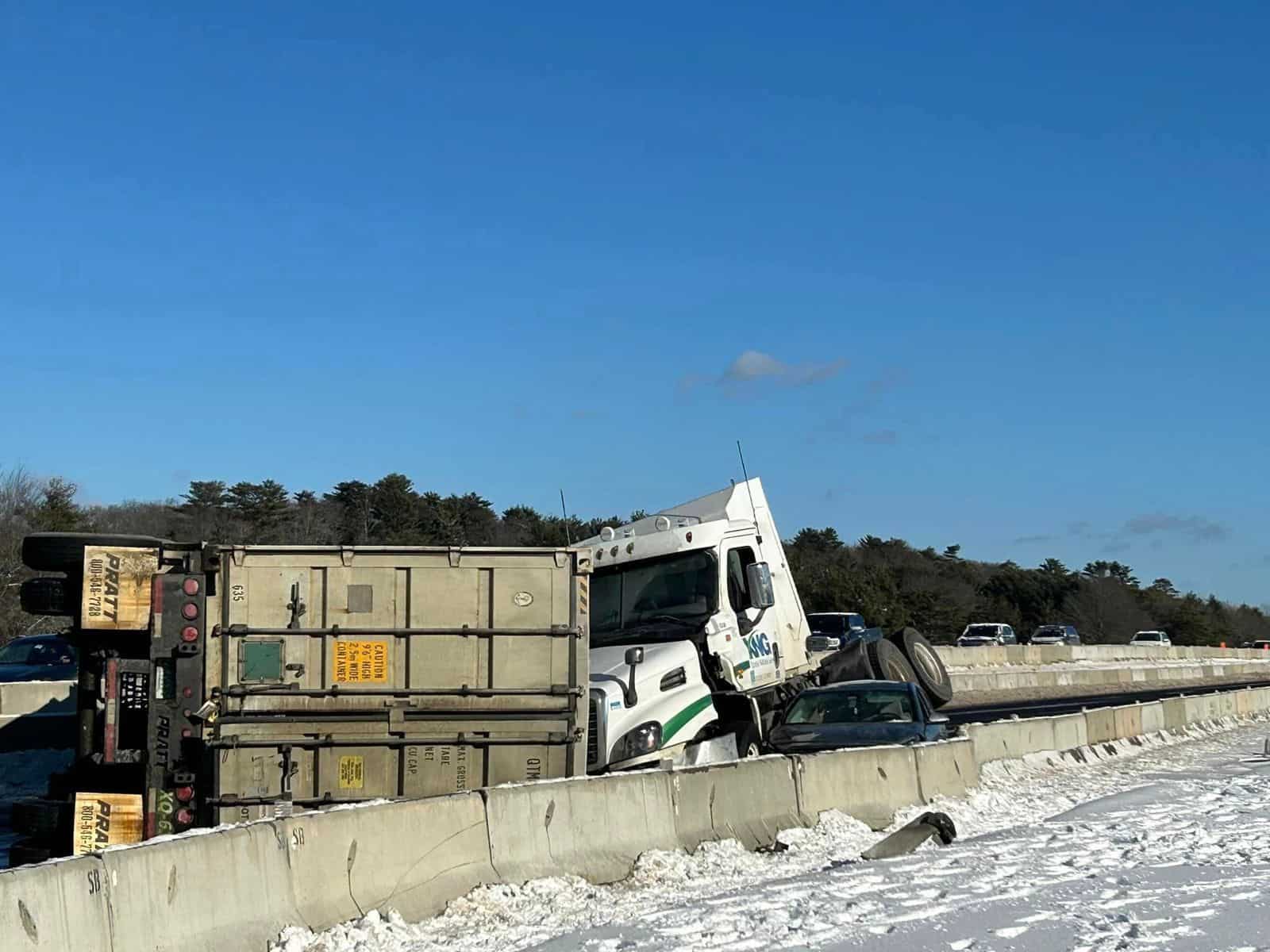 Ocean-Effect Snow Squall Triggers 15 Crashes on I-295 Near Brunswick