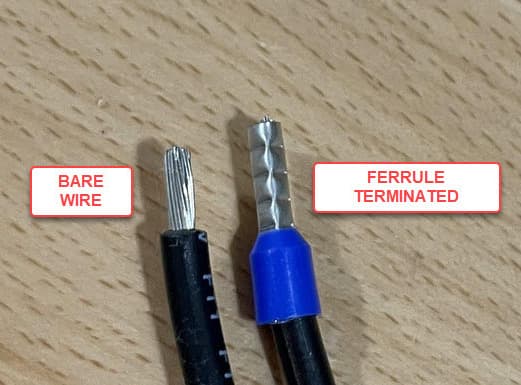 Why ferrules stop corroding, loose wire ends on boats