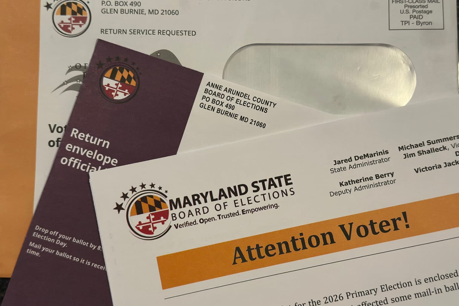 Baltimore voters get replacement ballots after primary printing error