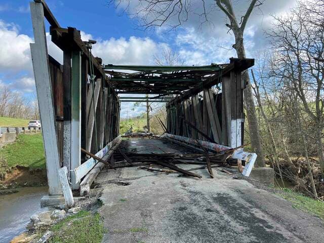 Kirker Covered Bridge Needs Repairs, Adams County Weighs Future
