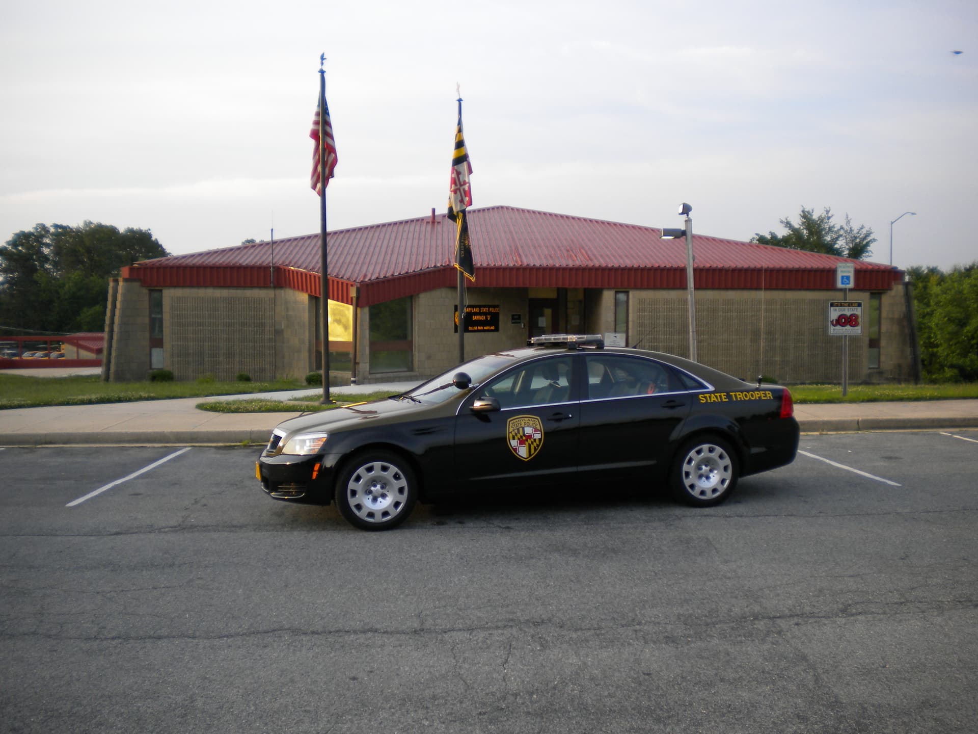 Maryland State Police probe suspected DUI driver at College Park barracks
