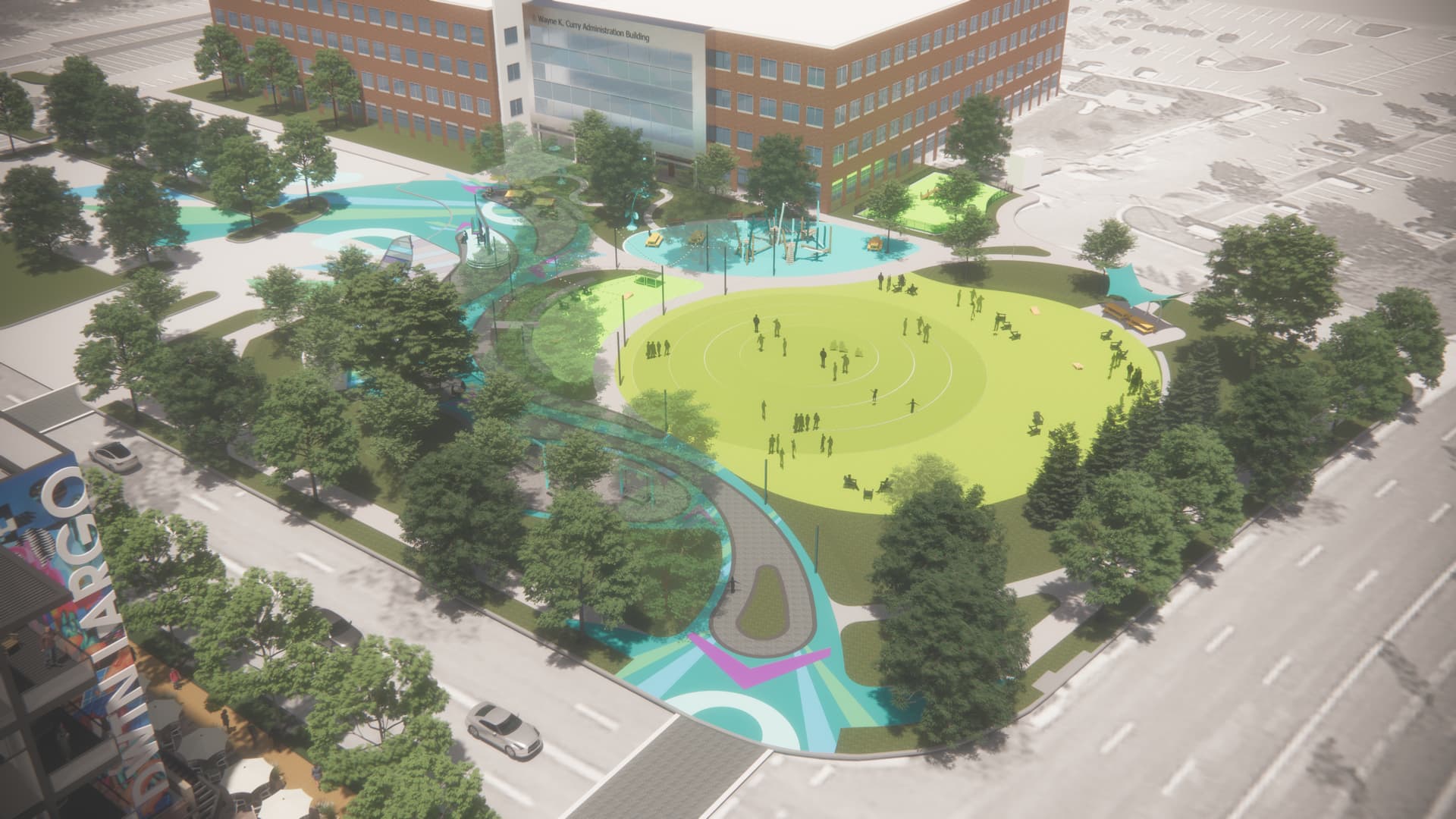 Stadium authority disputes county claims on Largo Civic Plaza shutdown