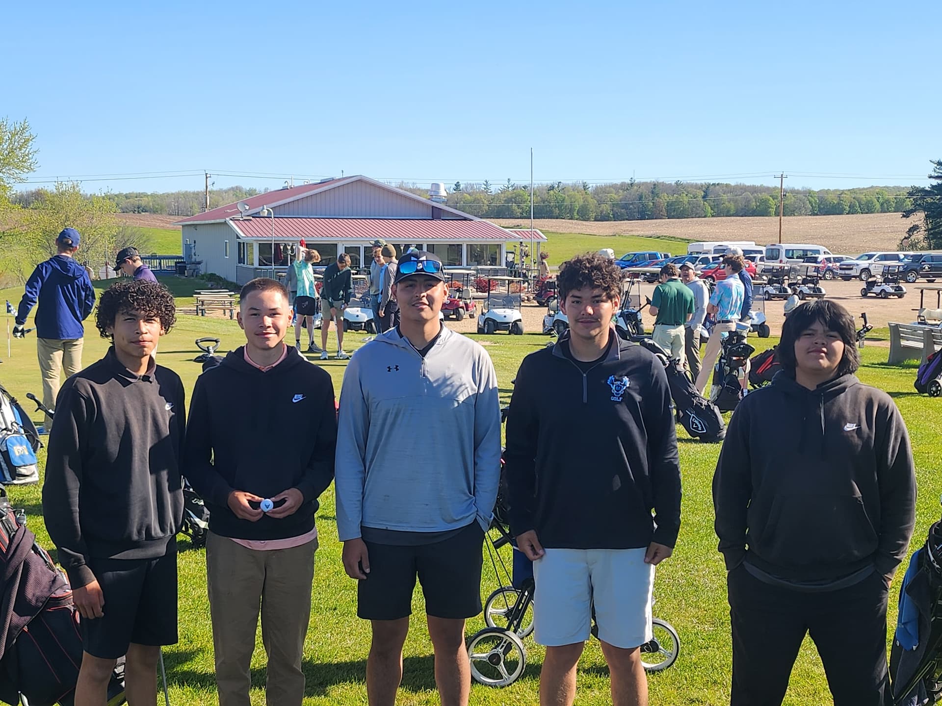 Menominee Nation-Gresham boys golf team earns first conference win