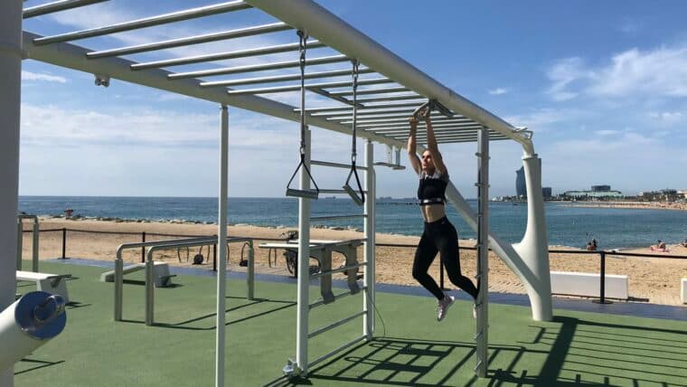 Barcelona turns parks and neighborhoods into free public fitness network