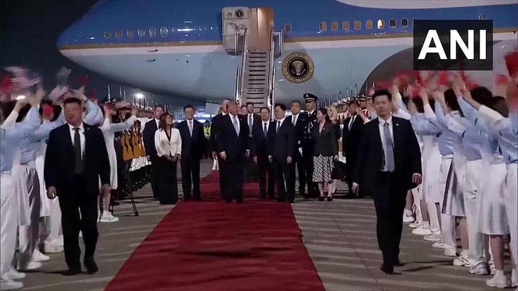 Trump arrives in Beijing for high-stakes summit with Xi Jinping