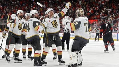 Golden Knights rally past Hurricanes for historic Game 1 win