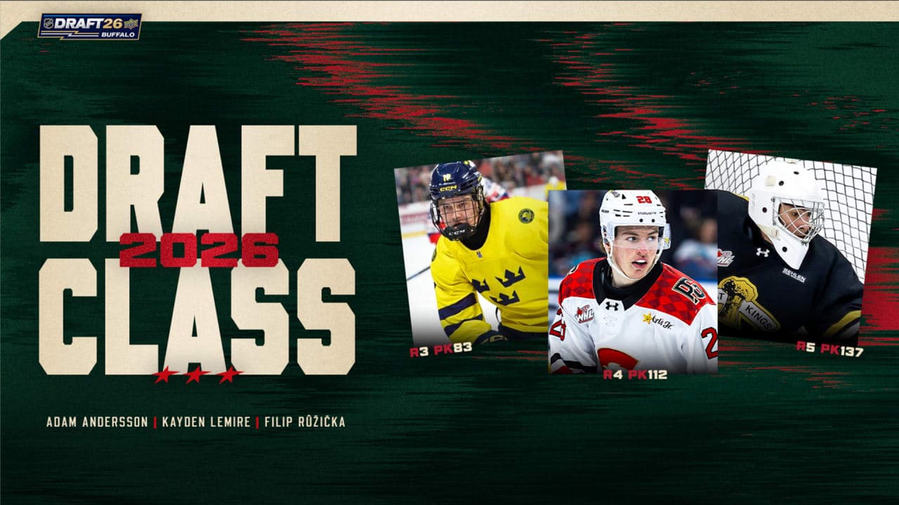 Wild add three big draft prospects to pipeline, including 6-foot-8 goalie