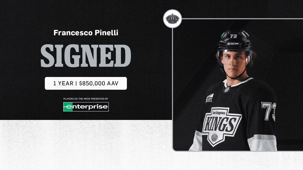 Kings sign Francesco Pinelli to one-year, two-way deal with Reign impact