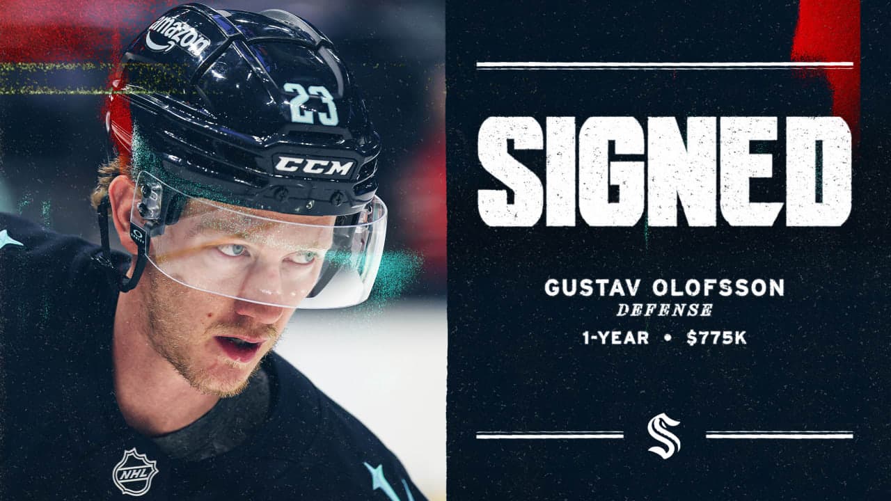 Seattle Kraken Sign Gustav Olofsson to One-Year, Two-Way Contract; Waivers Loom