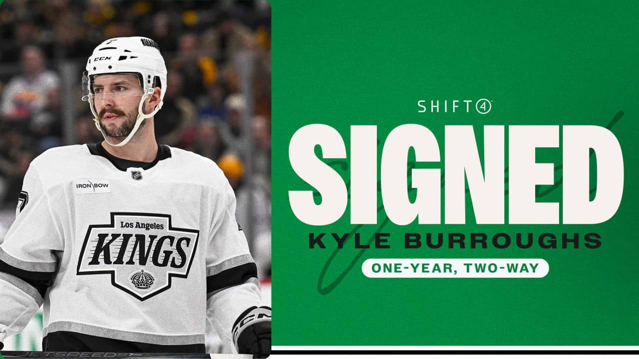 Stars sign Kyle Burroughs to one-year, two-way deal for 2026-27