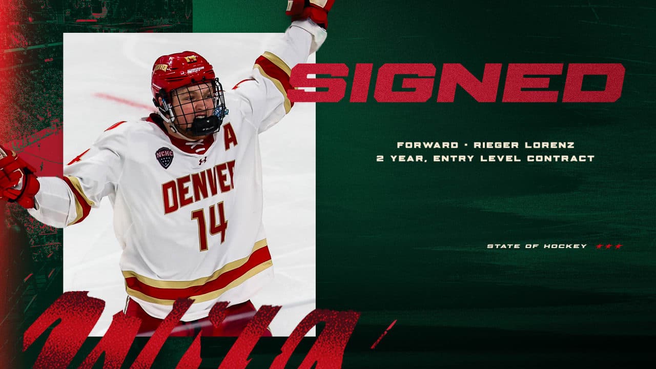 Wild sign Dexheimer, Lorenz, send both to Iowa on tryouts