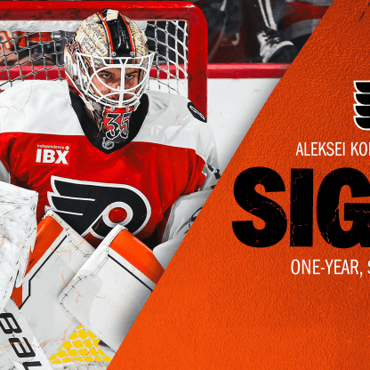 Flyers re-sign Aleksei Kolosov, add Keith Petruzzelli for depth