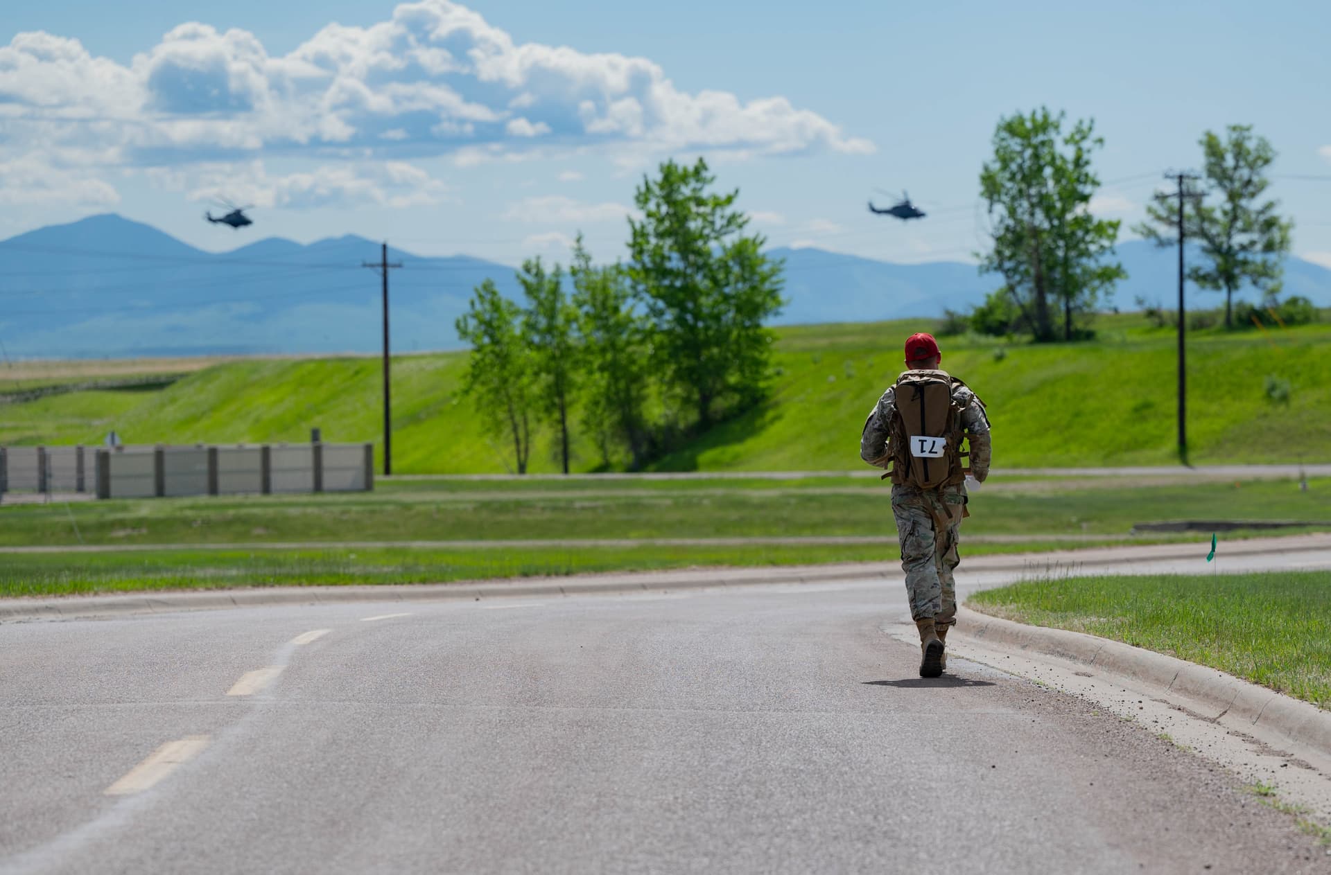 Malmstrom airmen tackle Norwegian Foot March in Helena area