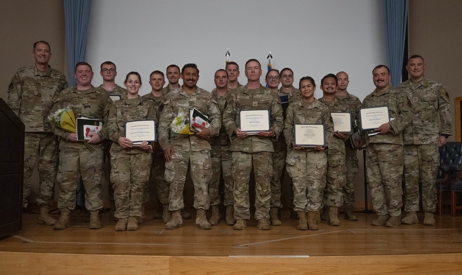 Laughlin Air Force Base honors more than 30 Airmen at CCAF graduation