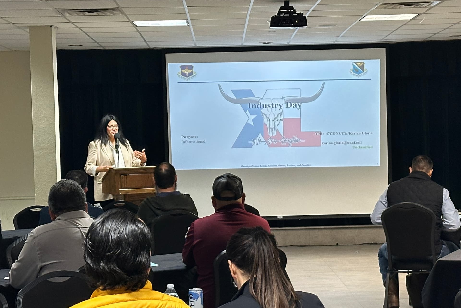 Laughlin Air Force Base connects with contractors at annual Industry Day