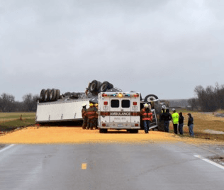 Injury Crash Shuts Rural Stretch of U.S. Highway 49