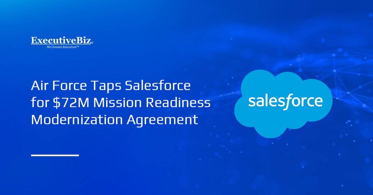 Air Force Salesforce deal signals demand for unified, AI-ready platforms