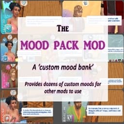Lumpinou updates Sims Mood Pack, expanding moods for deeper mod support