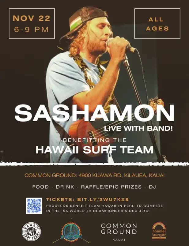 Benefit Concert Supports Kaua‘i Surfers Heading to World Championships