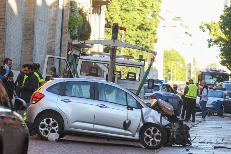 Italy leaders visit Modena after car-ramming attack injures eight