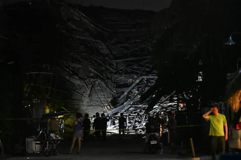 Philippine rescuers search for survivors after Angeles building collapse