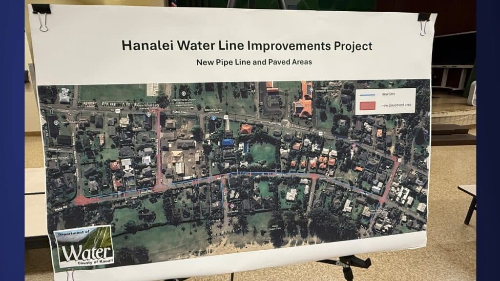 County Blesses $3.1M Hanalei Water Line Project, Replacing Century-Old Mains
