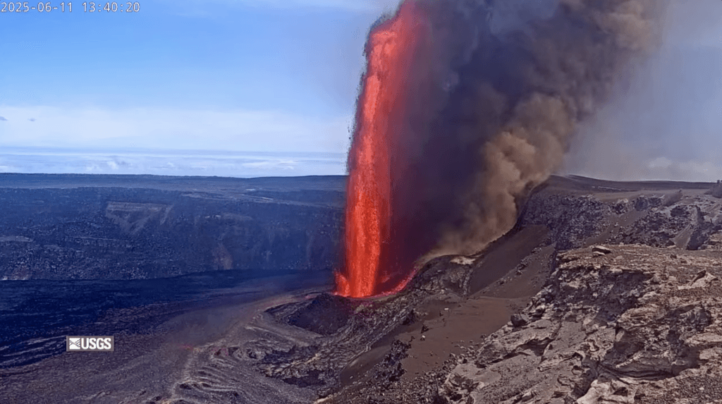 Kīlauea Episode 42 Produces 1,300-Foot Lava Fountains, Ends Same Day