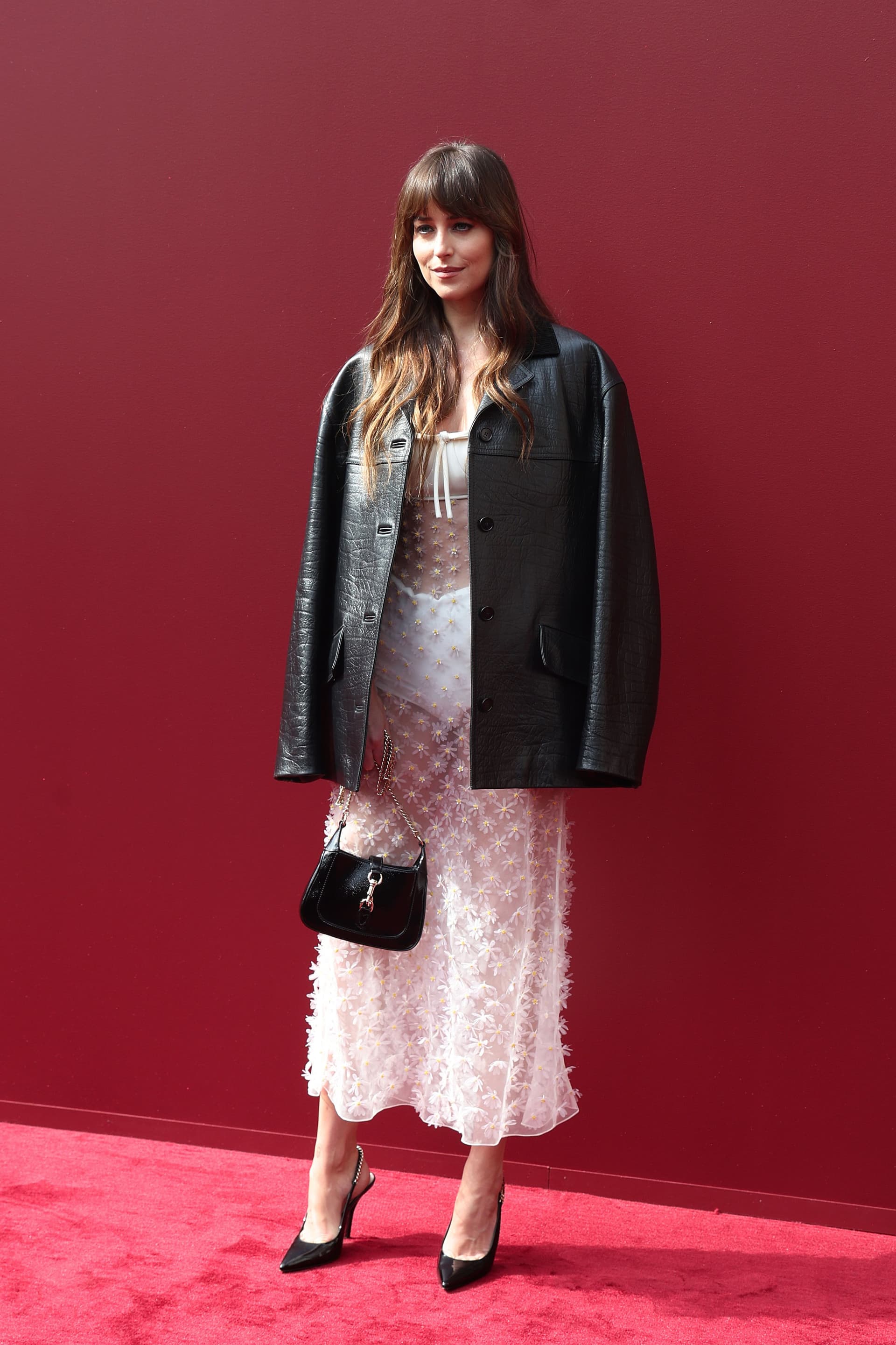 Dakota Johnson’s effortless style, from boho lace to sheer Gucci