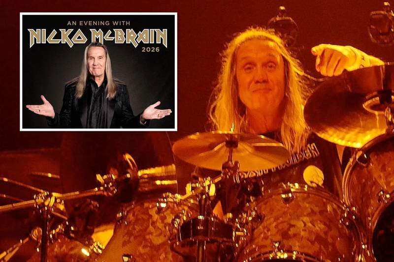 Nicko McBrain announces memoir and first spoken-word tour