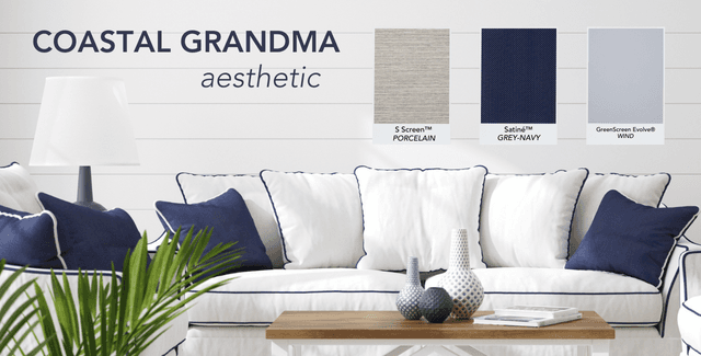 How Coastal Grandmother Aesthetic Guides Window Treatments and Soft Furnishings