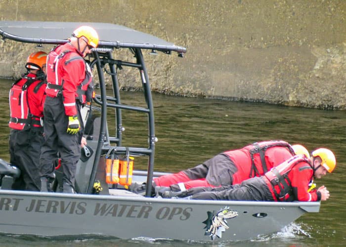 Port Jervis police, fire crews search Delaware River after menacing arrest