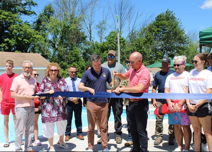 Skoufis announces $750,000 grant for Warwick pool complex upgrades