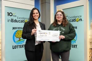 Traverse City Teacher Wins Michigan Lottery Excellence in Education Award