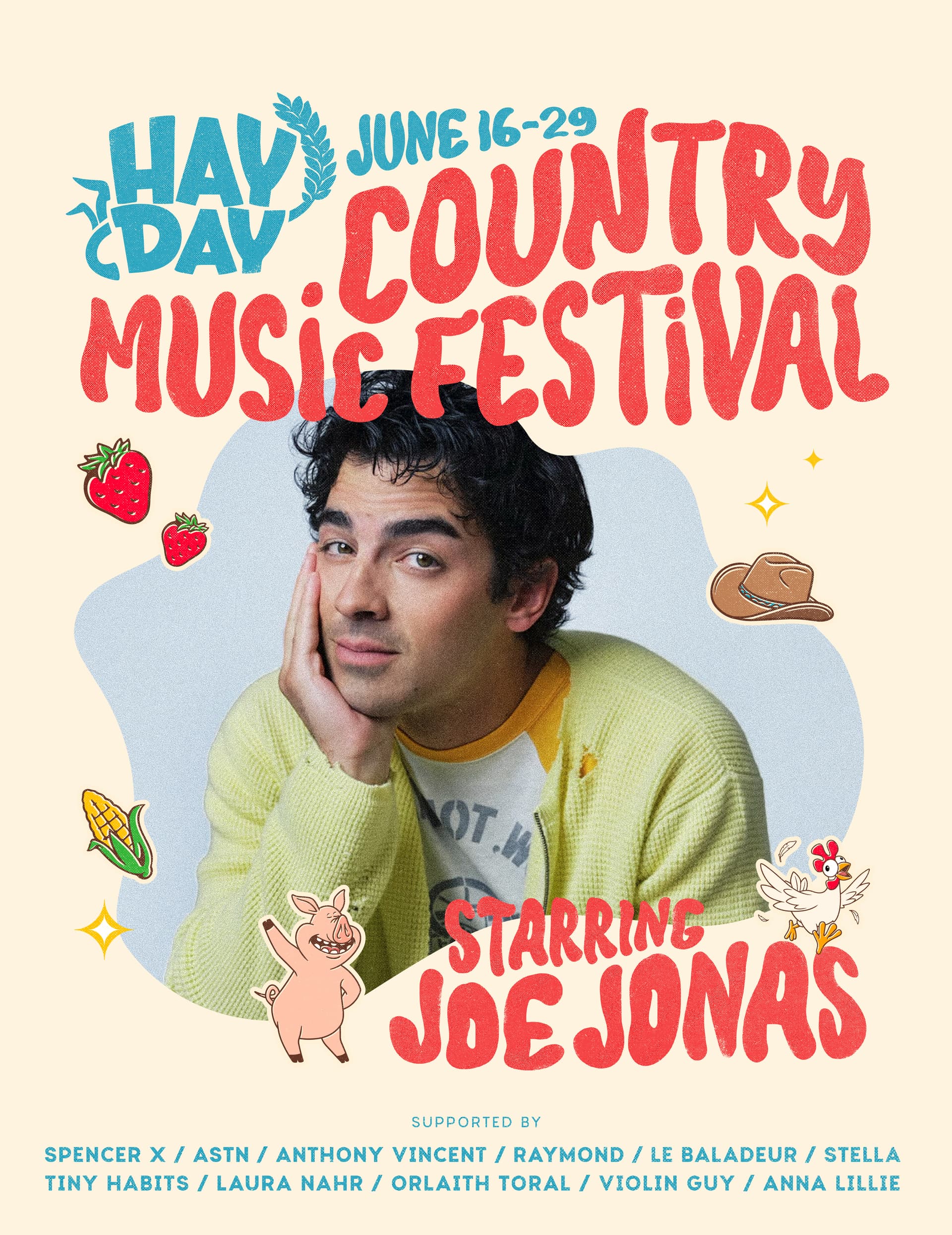 Hay Day recruits Joe Jonas for cosy in-game festival