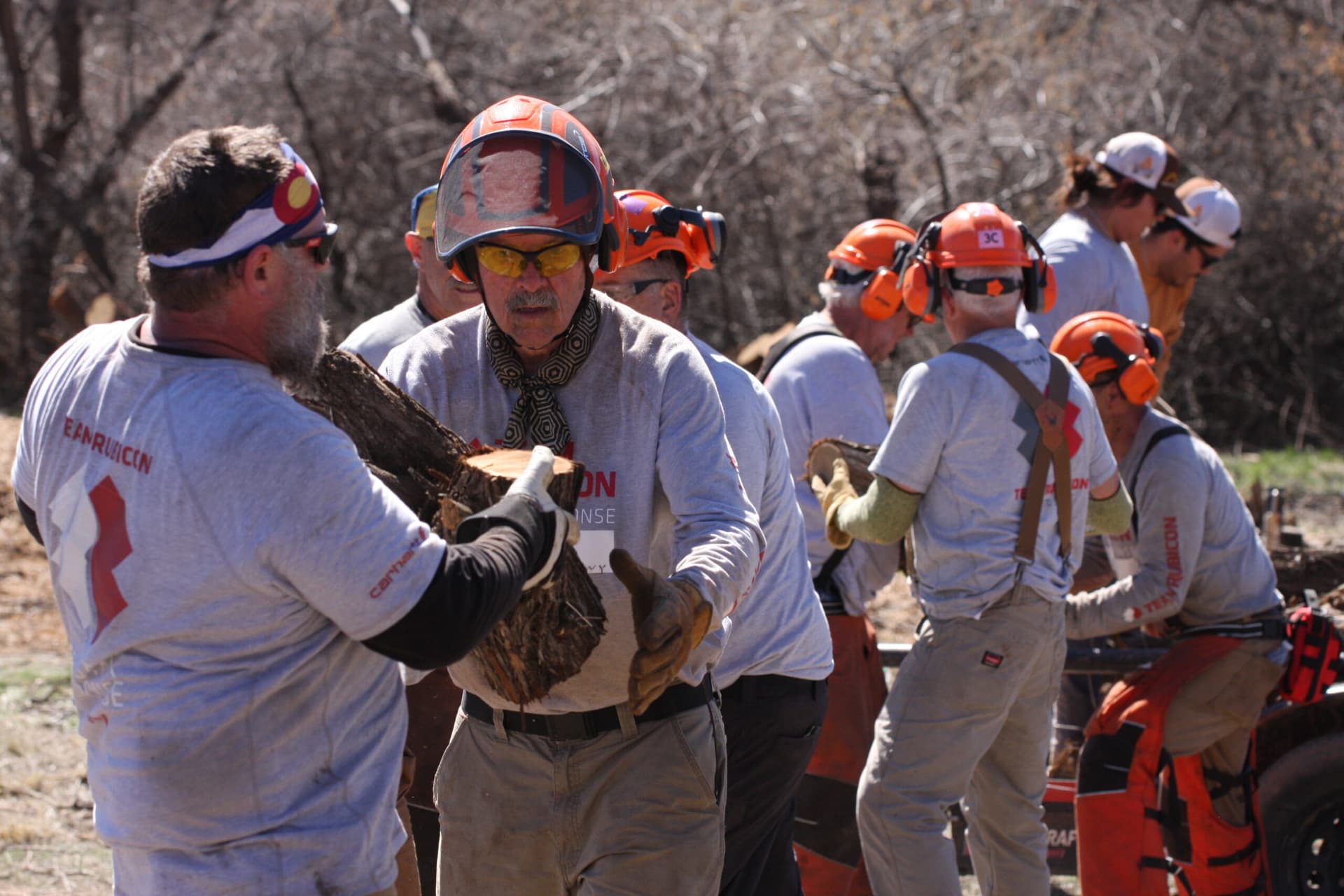 Team Rubicon Helps Moab Coalition Clear Wildfire Fuels Along Pack Creek