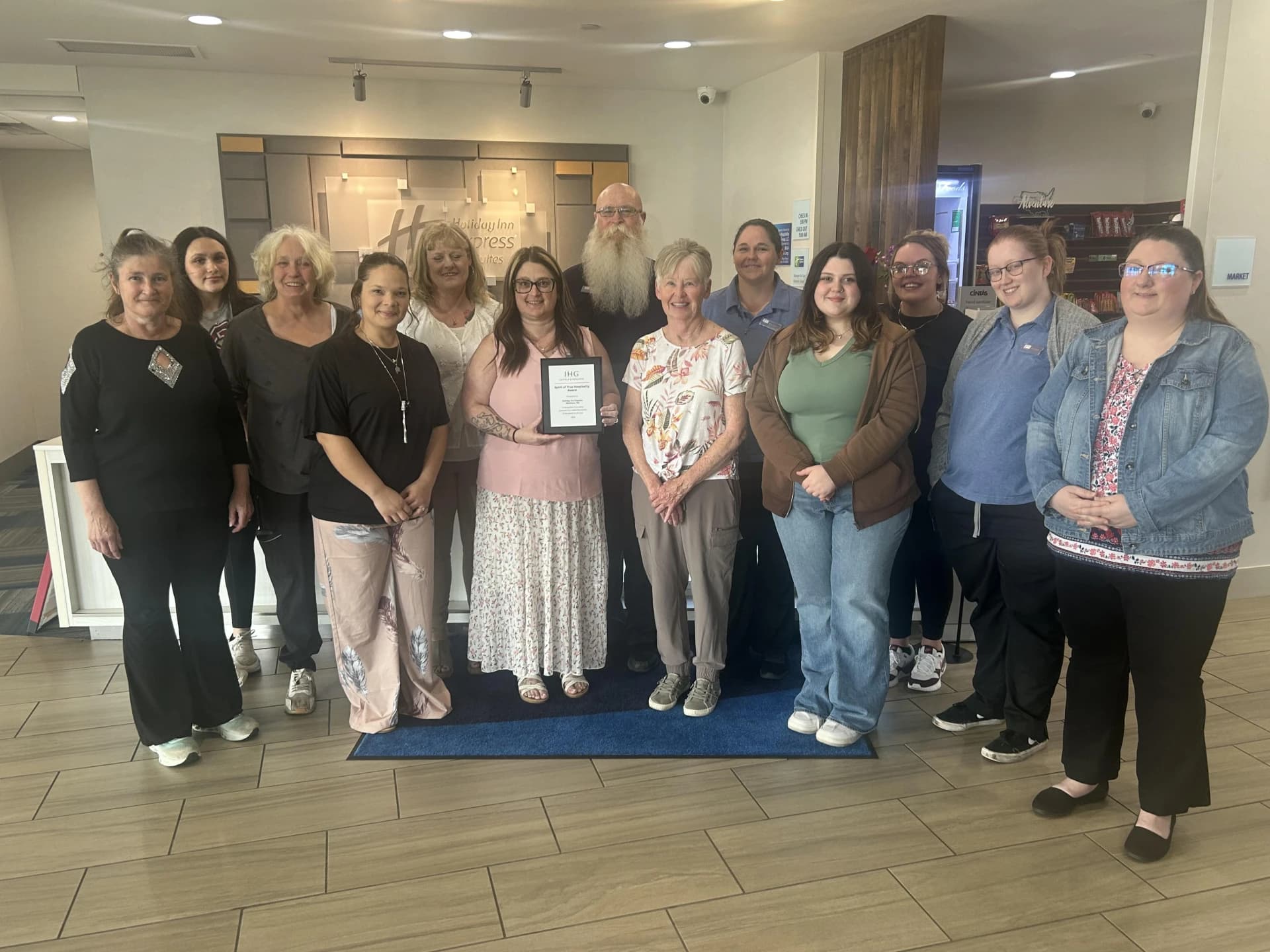 Holiday Inn Express Atchison wins IHG hospitality award for service, cleanliness