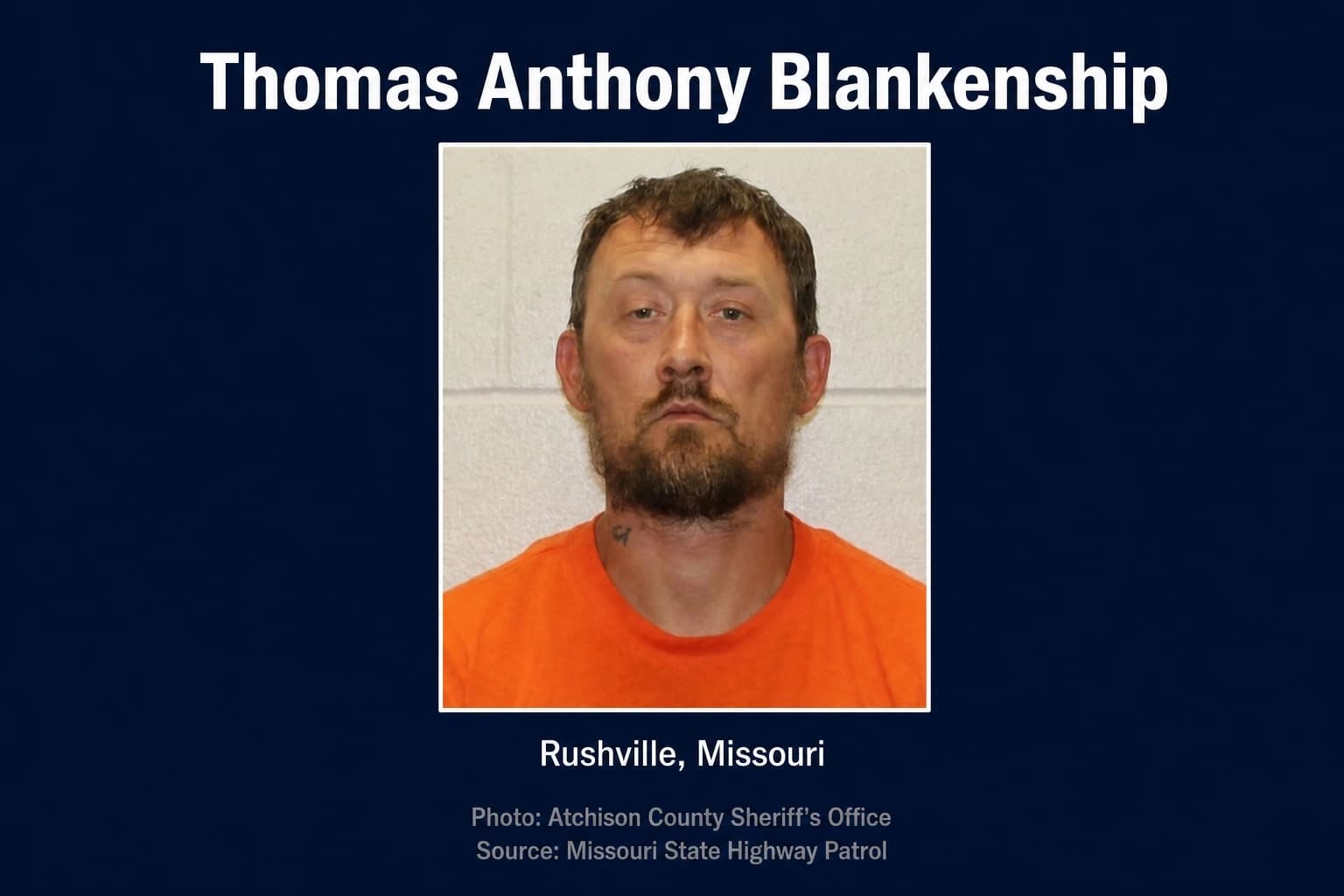 Atchison police arrest Rushville man on sex offender warrants
