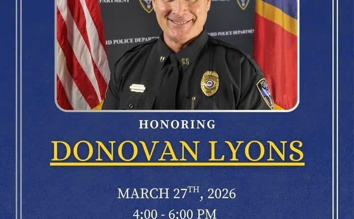 Oxford Police Captain Donovan Lyons Retires After Years of Dedicated Service