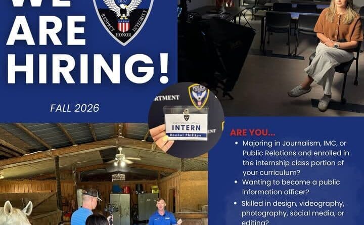 Oxford police seek Ole Miss interns for public information role