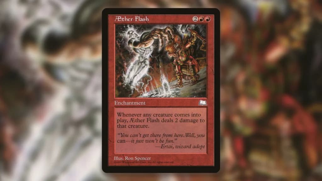 Aether Flash turns into a deadly Commander build-around in red