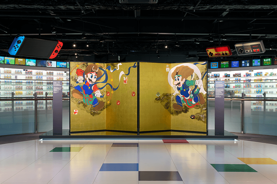Nintendo Museum's Mario and Luigi Folding Screen Display Ends March 23